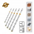 INGCO Διαμαντοτρύπανα 4-10mm 1/4" Hex Σετ 5 τεμ. AKDB6055